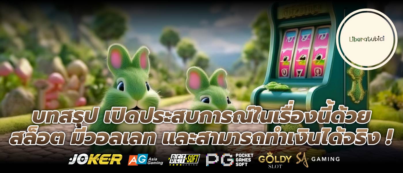 บทสรุป เปิดประสบการณ์ในเรื่องนี้ด้ว สล็อต มีวอลเลท และสามารถทำเงินได้จริง !